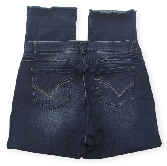 DEMOCRACY "Ab Solution" Raw Hem Jeans Whiskered size 16W - Picture 11 of 11